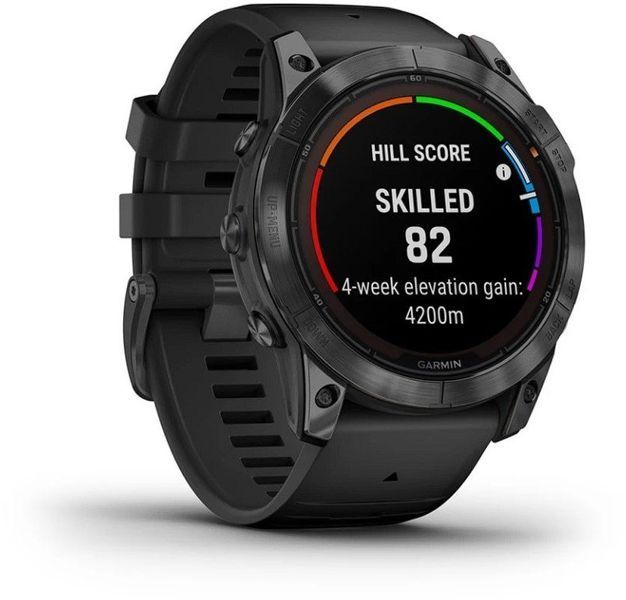 Смарт-годинник Garmin Fenix ​​7X Pro Solar Slate Grey with Black Band 1118692 фото
