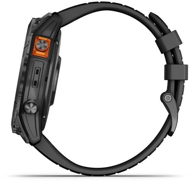 Смарт-годинник Garmin Fenix ​​7X Pro Solar Slate Grey with Black Band 1118692 фото