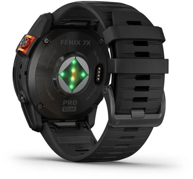 Смарт-годинник Garmin Fenix ​​7X Pro Solar Slate Grey with Black Band 1118692 фото