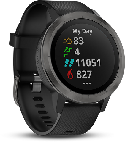 Смарт-годинник Garmin Vivoactive 3 Black With Slate Hardware 391701 фото
