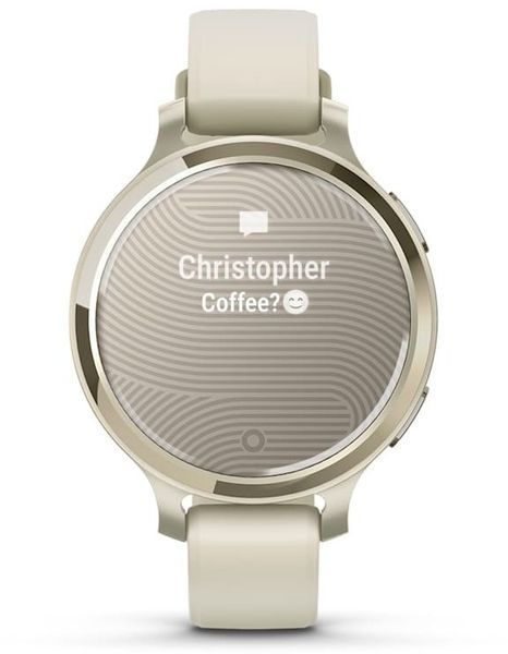 Смарт-часы Garmin Lily 2 Active Lunar Gold with Bone Silicone Band 1359497 фото