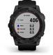Смарт-годинник Garmin Fenix ​​7X Sapphire Solar Black DLC Titanium with Black Band 894158 фото 5