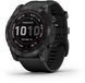 Смарт-годинник Garmin Fenix ​​7X Sapphire Solar Black DLC Titanium with Black Band 894158 фото 1