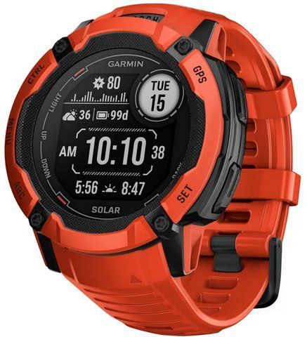 Смарт-годинник Garmin Instinct 2X Solar Flame Red 1084554 фото