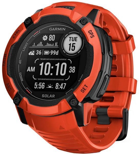 Смарт-годинник Garmin Instinct 2X Solar Flame Red 1084554 фото