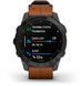 Смарт-часы Garmin Epix (Gen 2) Sapphire Black Titanium with Chestnut Leather Band 893889 фото 2