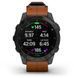 Смарт-часы Garmin Epix (Gen 2) Sapphire Black Titanium with Chestnut Leather Band 893889 фото 6