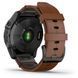 Смарт-часы Garmin Epix (Gen 2) Sapphire Black Titanium with Chestnut Leather Band 893889 фото 5