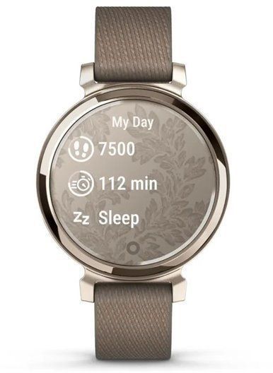 Смарт-часы Garmin Lily 2 Classic Cream Gold with Coffee Fabric Band 1241728 фото