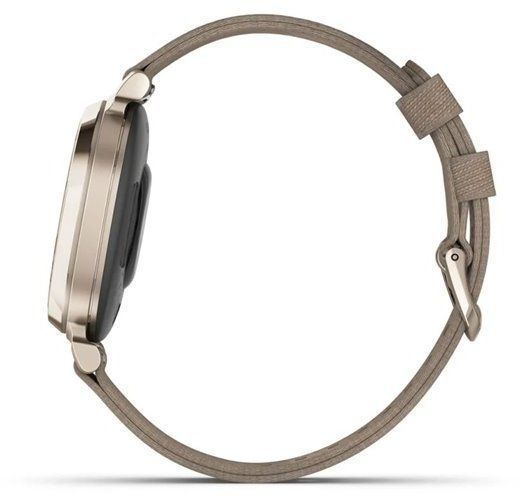 Смарт-часы Garmin Lily 2 Classic Cream Gold with Coffee Fabric Band 1241728 фото