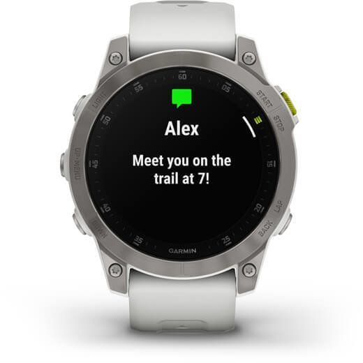 Смарт-часы Garmin Epix (Gen 2) Sapphire White Titanium 893888 фото