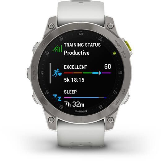Смарт-часы Garmin Epix (Gen 2) Sapphire White Titanium 893888 фото
