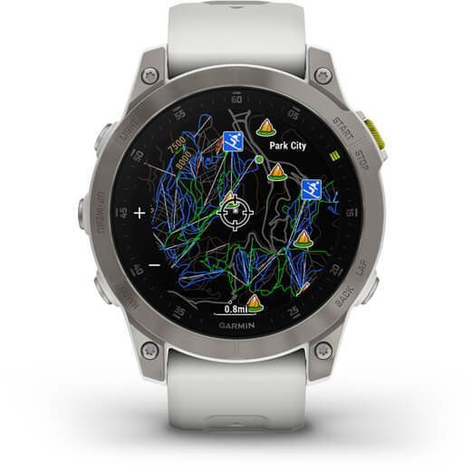 Смарт-часы Garmin Epix (Gen 2) Sapphire White Titanium 893888 фото