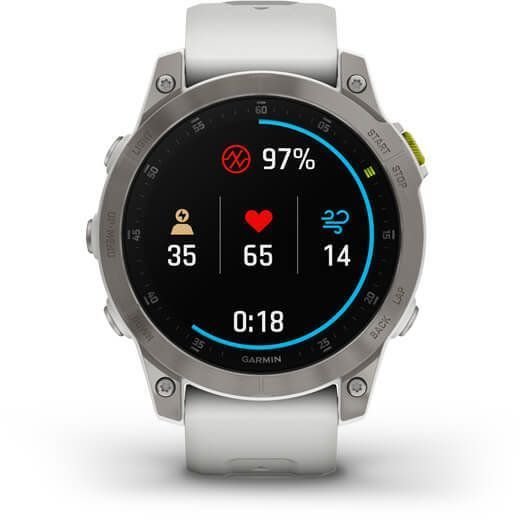 Смарт-часы Garmin Epix (Gen 2) Sapphire White Titanium 893888 фото