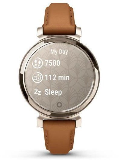 Смарт-часы Garmin Lily 2 Classic Cream Gold with Tan Leather Band 1241730 фото
