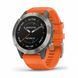 Смарт-часы Garmin Fenix 6 Sapphire Titanium with Ember Orange Band 563393 фото 1
