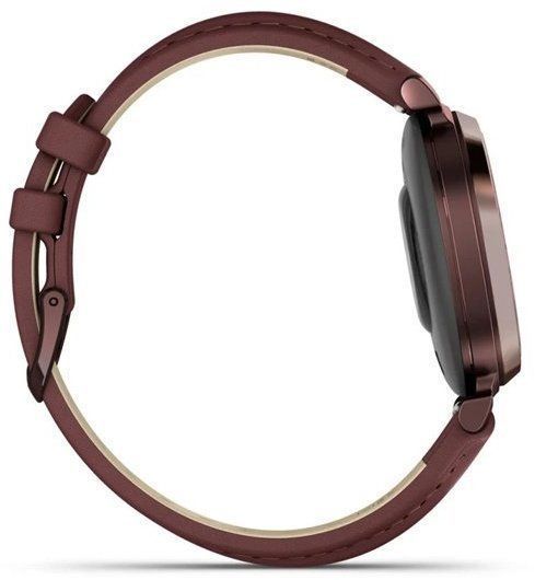 Смарт-часы Garmin Lily 2 Classic Dark Bronze with Mulberry Leather Band 1241731 фото