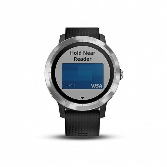 Смарт-годинник Garmin Vivoactive 3 Silver with Black Silicon 454083 фото