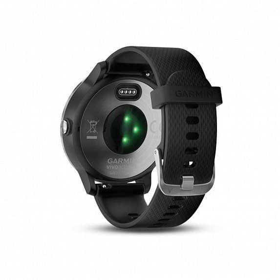 Смарт-годинник Garmin Vivoactive 3 Silver with Black Silicon 454083 фото