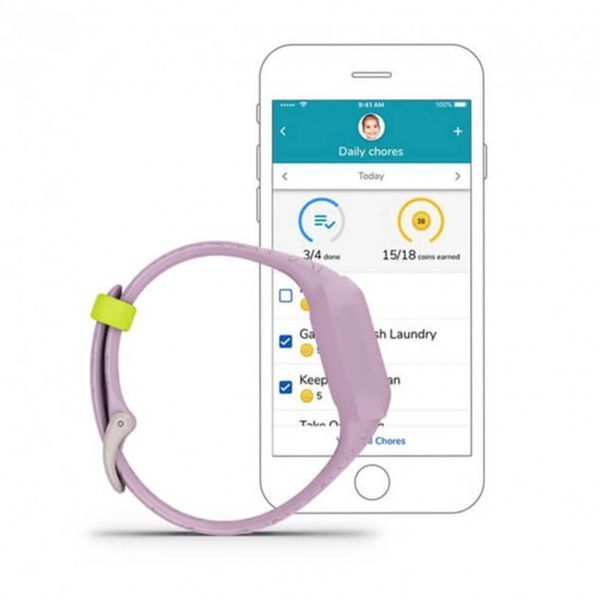 Фітнес-браслет Garmin Vivofit Jr 3 Lilac Floral 860638 фото