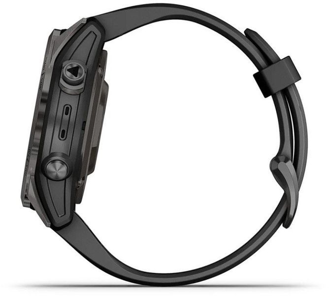 Смарт-часы Garmin Epix Pro (Gen 2) 42mm Sapphire Carbon Grey DLC Titanium with Black Band 1118731 фото