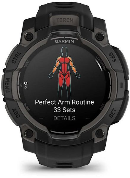 Смарт-годинник Garmin Instinct 3 AMOLED 45mm Black with Black Band 1404974 фото