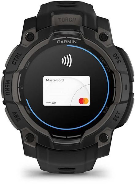 Смарт-годинник Garmin Instinct 3 AMOLED 45mm Black with Black Band 1404974 фото