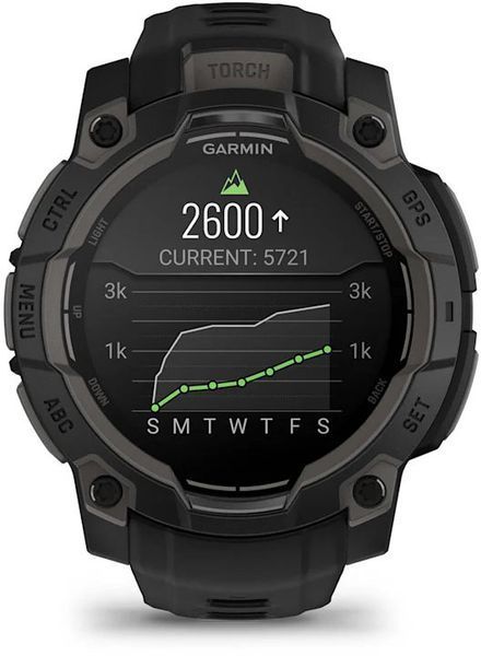 Смарт-годинник Garmin Instinct 3 AMOLED 45mm Black with Black Band 1404974 фото