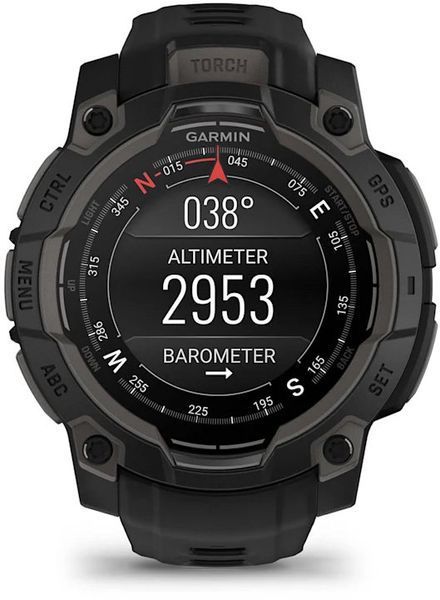 Смарт-годинник Garmin Instinct 3 AMOLED 45mm Black with Black Band 1404974 фото