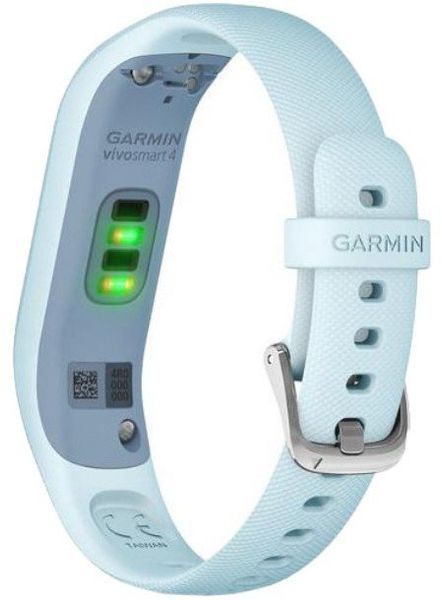 Фітнес-браслет Garmin Vivosmart 4 Azure Blue with Silver Hardware Small/Medium 1048546 фото