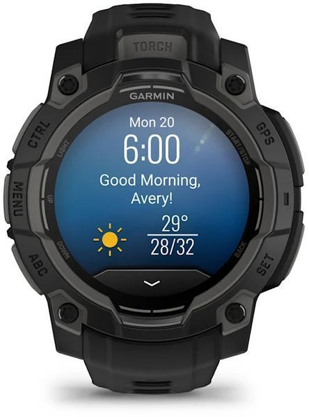 Смарт-годинник Garmin Instinct 3 AMOLED 45mm Black with Black Band 1404974 фото