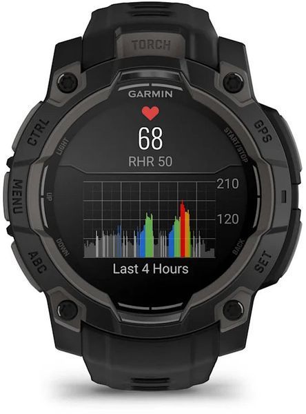 Смарт-годинник Garmin Instinct 3 AMOLED 45mm Black with Black Band 1404974 фото