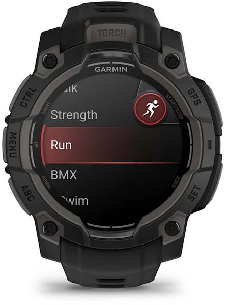 Смарт-годинник Garmin Instinct 3 AMOLED 45mm Black with Black Band 1404974 фото