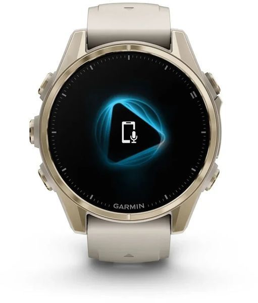 Смарт-часы Garmin Fenix 8 AMOLED 43mm Sapphire Soft Gold with Fog Grey/Dark Sandstone Silicone Band 1346370 фото