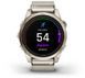 Смарт-часы Garmin Epix Pro (Gen 2) 42mm Sapphire Soft Gold with Cream Heathered Nylon Band 1118732 фото 2