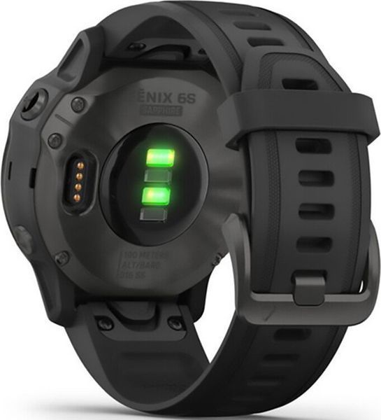 Смарт-часы Garmin Fenix 6S Carbon Gray DLC with Black Band 688788 фото