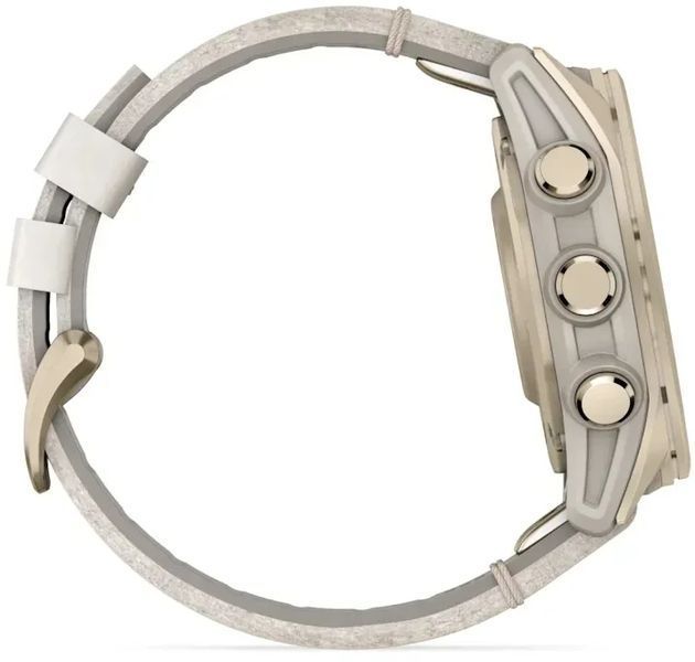 Смарт-часы Garmin Fenix 8 AMOLED 43mm Sapphire Soft Gold with Limestone Leather Band 1346636 фото