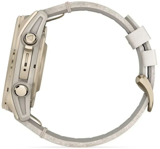 Смарт-часы Garmin Fenix 8 AMOLED 43mm Sapphire Soft Gold with Limestone Leather Band 1346636 фото