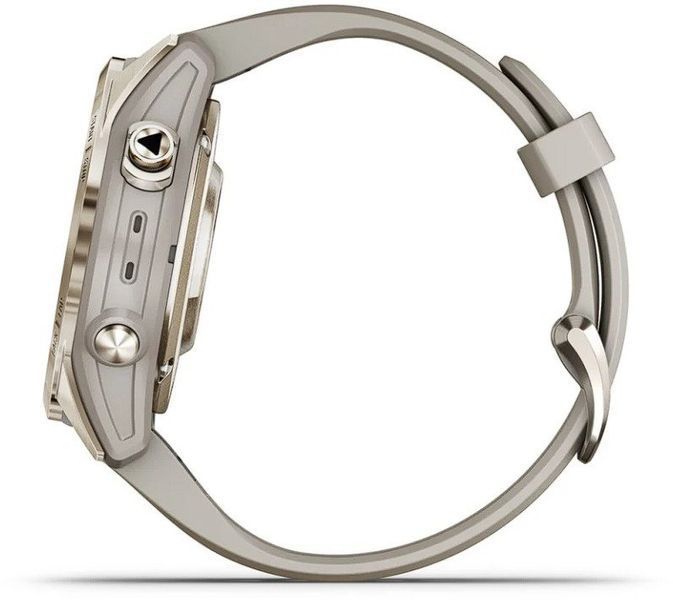 Смарт-годинник Garmin Epix Pro (Gen 2) 42mm Sapphire Soft Gold with Light Sand Band 1118730 фото