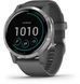 Смарт-часы Garmin Vivoactive 4 Silver Stainless Steel Bezel w. Shadow Gray and Silicone B. 683429 фото 7
