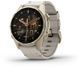 Смарт-часы Garmin Fenix 8 AMOLED 43mm Sapphire Soft Gold with Limestone Leather Band 1346636 фото 2