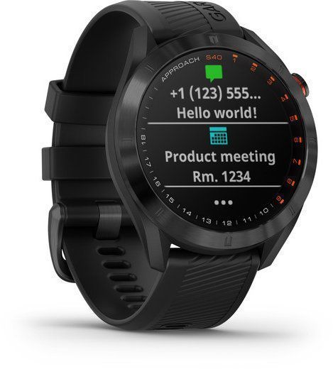 Смарт-часы Garmin Approach S40 GPS Watch Black 755039 фото
