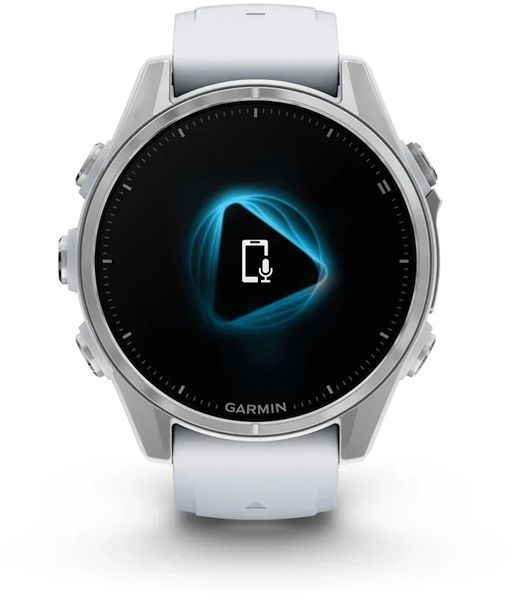 Смарт-часы Garmin Fenix 8 AMOLED 43mm Silver with Whitestone Silicone Band 1346637 фото