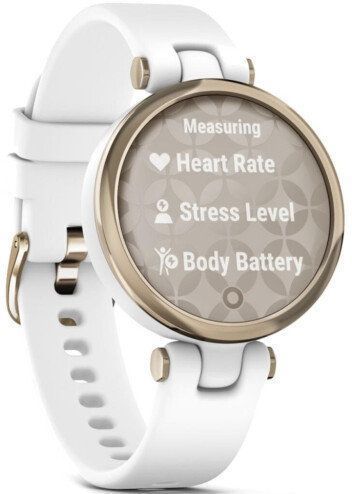 Смарт-годинник Garmin Lily Cream Gold Bezel with White Case and Silicone Band 800881 фото