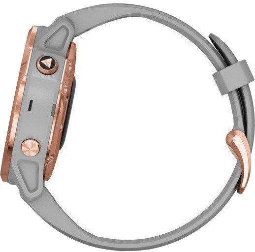 Смарт-годинник Garmin Fenix ​​6S Rose Gold-tone with Powder Gray Band 810230 фото