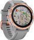 Смарт-годинник Garmin Fenix ​​6S Rose Gold-tone with Powder Gray Band 810230 фото 2