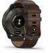 Смарт-часы Garmin Venu 2 Plus Slate Stainless Steel Bezel With Slate Case And Brown Leather Band 887482 фото 6