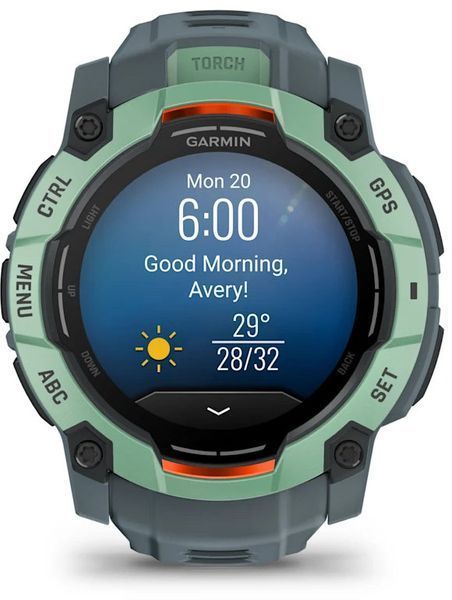 Смарт-годинник Garmin Instinct 3 AMOLED 50mm Neotropic with Twilight Band 1404977 фото