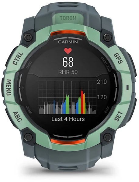 Смарт-годинник Garmin Instinct 3 AMOLED 50mm Neotropic with Twilight Band 1404977 фото