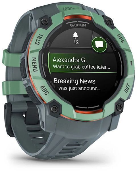 Смарт-годинник Garmin Instinct 3 AMOLED 50mm Neotropic with Twilight Band 1404977 фото